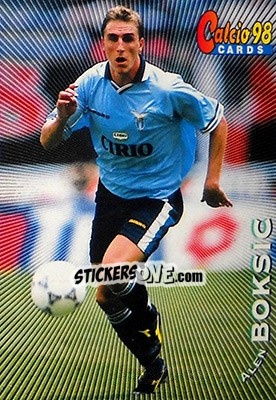Sticker Alen Boksic - Calcio Cards 1997-1998 n. 107 - Panini