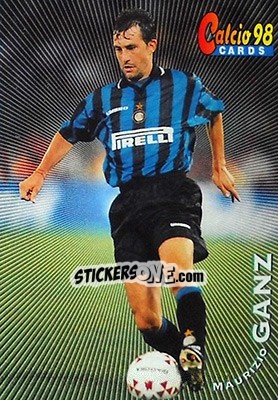 Sticker Maurizio Ganz - Calcio Cards 1997-1998 n. 108 - Panini