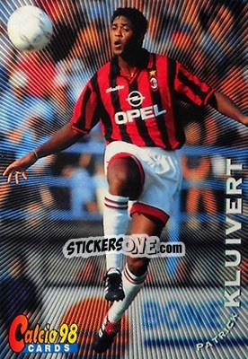 Sticker Patrick Kluivert - Calcio Cards 1997-1998 n. 109 - Panini