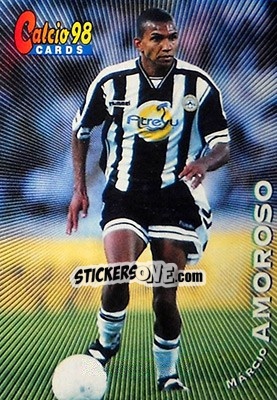 Sticker Marcio Amoroso - Calcio Cards 1997-1998 n. 112 - Panini