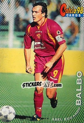 Sticker Abel Balbo - Calcio Cards 1997-1998 n. 122 - Panini