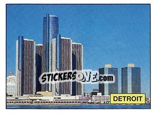 Sticker DETROIT - FIFA World Cup USA 1994 n. 5 - Panini