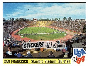 Sticker SAN FRANCISCO - FIFA World Cup USA 1994 - Panini