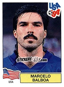 Sticker MARCELO BALBOA - FIFA World Cup USA 1994 n. 17 - Panini