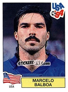 Figurina MARCELO BALBOA - FIFA World Cup USA 1994 - Panini