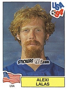 Sticker ALEXI LALAS - FIFA World Cup USA 1994 n. 21 - Panini