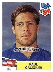 Cromo PAUL CALIGIURI - FIFA World Cup USA 1994 - Panini