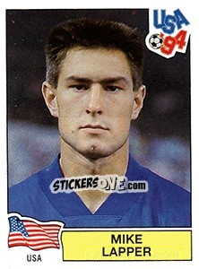 Sticker MIKE LAPPER - FIFA World Cup USA 1994 - Panini