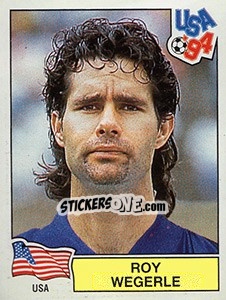 Sticker ROY WEGERLE - FIFA World Cup USA 1994 - Panini