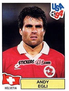 Cromo ANDY EGLI - FIFA World Cup USA 1994 n. 41 - Panini
