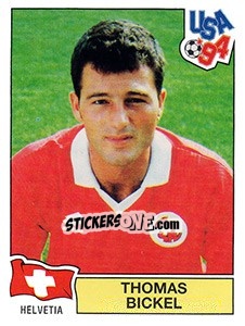 Sticker THOMAS BICKEL - FIFA World Cup USA 1994 n. 45 - Panini