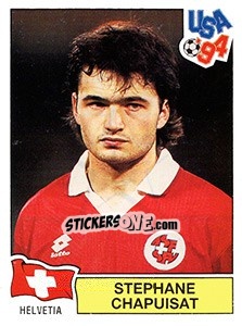 Sticker STEPHANE CHAPUISAT - FIFA World Cup USA 1994 n. 49 - Panini