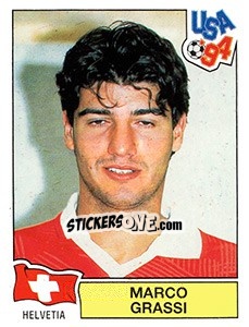 Figurina MARCO GRASSI - FIFA World Cup USA 1994 n. 51 - Panini