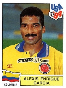 Sticker ALEXIS ENRIQUE GARCIA - FIFA World Cup USA 1994 n. 64 - Panini