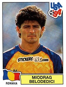 Sticker MIODRAG BELODEDICI - FIFA World Cup USA 1994 n. 75 - Panini