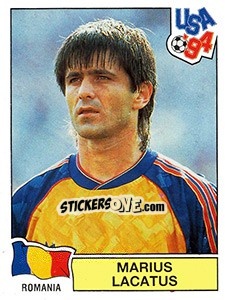 Sticker MARIUS LACATUS - FIFA World Cup USA 1994 - Panini