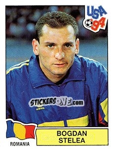 Sticker BOGDAN STELEA - FIFA World Cup USA 1994 - Panini