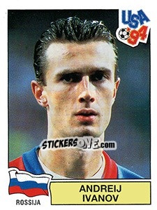 Sticker ANDREI IVANOV - FIFA World Cup USA 1994 - Panini