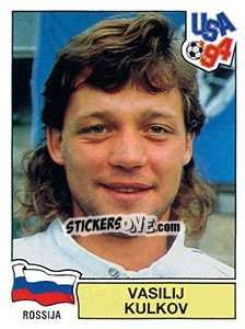 Sticker VASILI KULKOV - FIFA World Cup USA 1994 n. 117 - Panini
