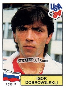 Sticker IGOR DOBROVOLSKIY - FIFA World Cup USA 1994 - Panini