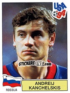 Sticker ANDREI KANCHELSKIS - FIFA World Cup USA 1994 - Panini