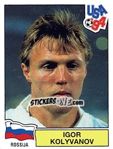 Sticker IGOR KOLYVANOV - FIFA World Cup USA 1994 - Panini