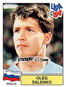 Sticker OLEG SALENKO - FIFA World Cup USA 1994 - Panini