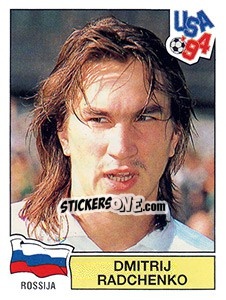 Sticker DMITRI RADCHENKO - FIFA World Cup USA 1994 - Panini