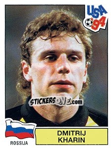 Sticker DMITRI KHARIN - FIFA World Cup USA 1994 n. 129 - Panini