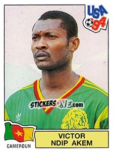 Sticker VICTOR NDIP AKEM - FIFA World Cup USA 1994 n. 131 - Panini