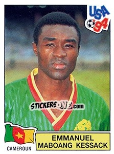 Sticker EMMANUEL MABOANG KESSACK - FIFA World Cup USA 1994 n. 141 - Panini