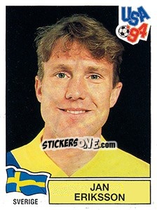 Sticker JAN ERIKSSON - FIFA World Cup USA 1994 n. 152 - Panini