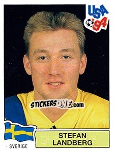Cromo STEFAN LANDBERG - FIFA World Cup USA 1994 n. 157 - Panini