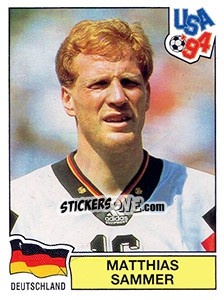 Sticker MATTHIAS SAMMER - FIFA World Cup USA 1994 n. 177 - Panini
