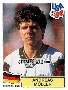 Sticker Andreas Moller - FIFA World Cup USA 1994 n. 179 - Panini