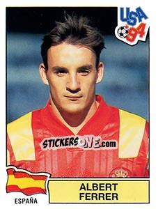 Sticker ALBERT FERRER - FIFA World Cup USA 1994 n. 188 - Panini