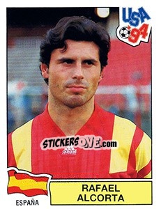 Sticker RAFAEL ALCORTA - FIFA World Cup USA 1994 n. 190 - Panini
