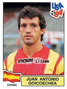 Sticker JUAN ANTONIO GOICOECHEA - FIFA World Cup USA 1994 n. 202 - Panini