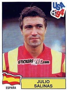 Sticker JULIO SALINAS - FIFA World Cup USA 1994 n. 203 - Panini