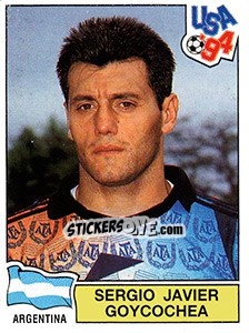 Sticker SERGIO JAVIER GOYCOCHEA - FIFA World Cup USA 1994 n. 245 - Panini