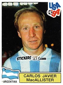 Sticker CARLOS JAVIER MACALLISTER - FIFA World Cup USA 1994 n. 250 - Panini