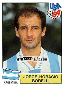 Sticker JORGE HORACIO BORELLI - FIFA World Cup USA 1994 n. 251 - Panini