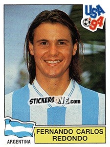 Sticker FERNANDO CARLOS REDONDO - FIFA World Cup USA 1994 n. 252 - Panini