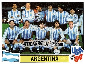 Sticker Team - FIFA World Cup USA 1994 n. 258 - Panini