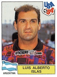 Sticker LUIS ALBERTO ISLAS - FIFA World Cup USA 1994 - Panini