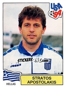 Sticker STRATOS APOSTOLAKIS - FIFA World Cup USA 1994 n. 265 - Panini