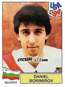 Sticker DANIEL BORIMIROV - FIFA World Cup USA 1994 - Panini