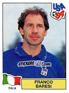 Sticker Franco Baresi - FIFA World Cup USA 1994 - Panini
