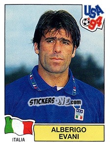 Sticker ALBERIGO EVANI - FIFA World Cup USA 1994 - Panini