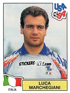 Figurina LUCA MARCHEGIANI - FIFA World Cup USA 1994 - Panini